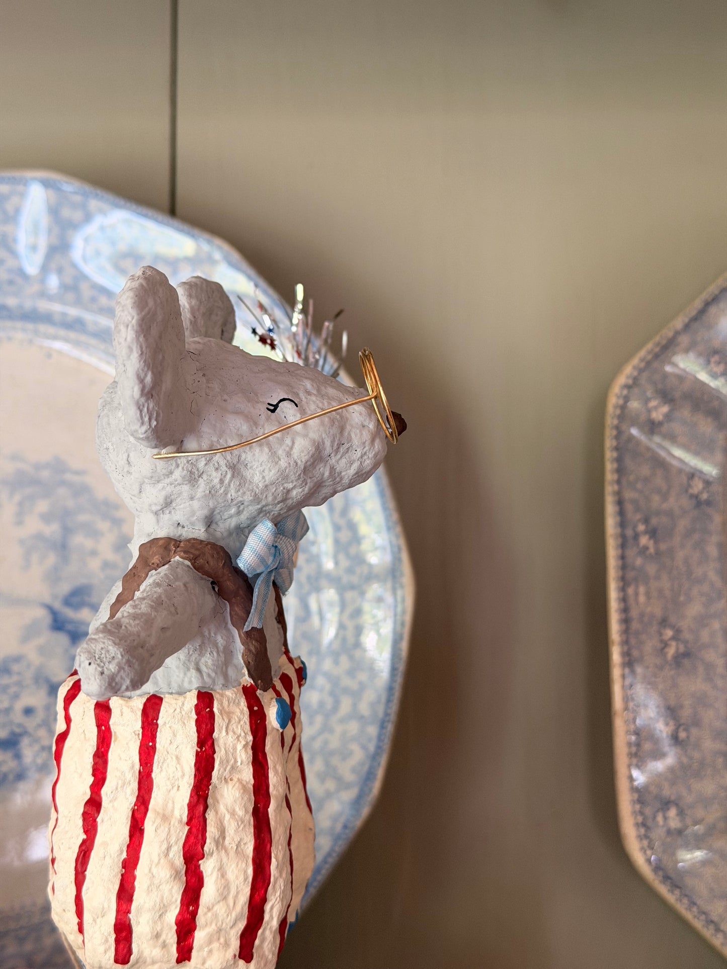 Theodore and his Sparkler paper mache figurine PREORDER