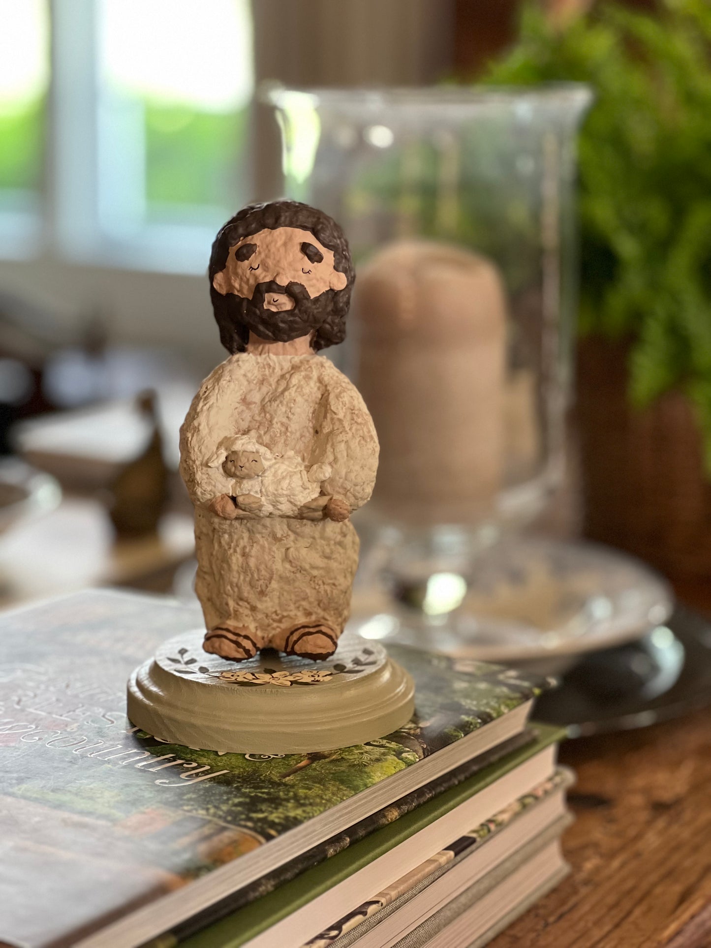 paper mache Jesus figurine PREORDER