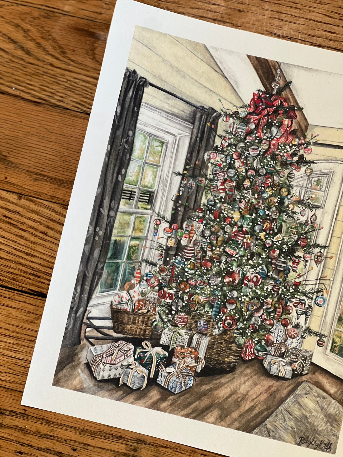 momma's dining room tree print