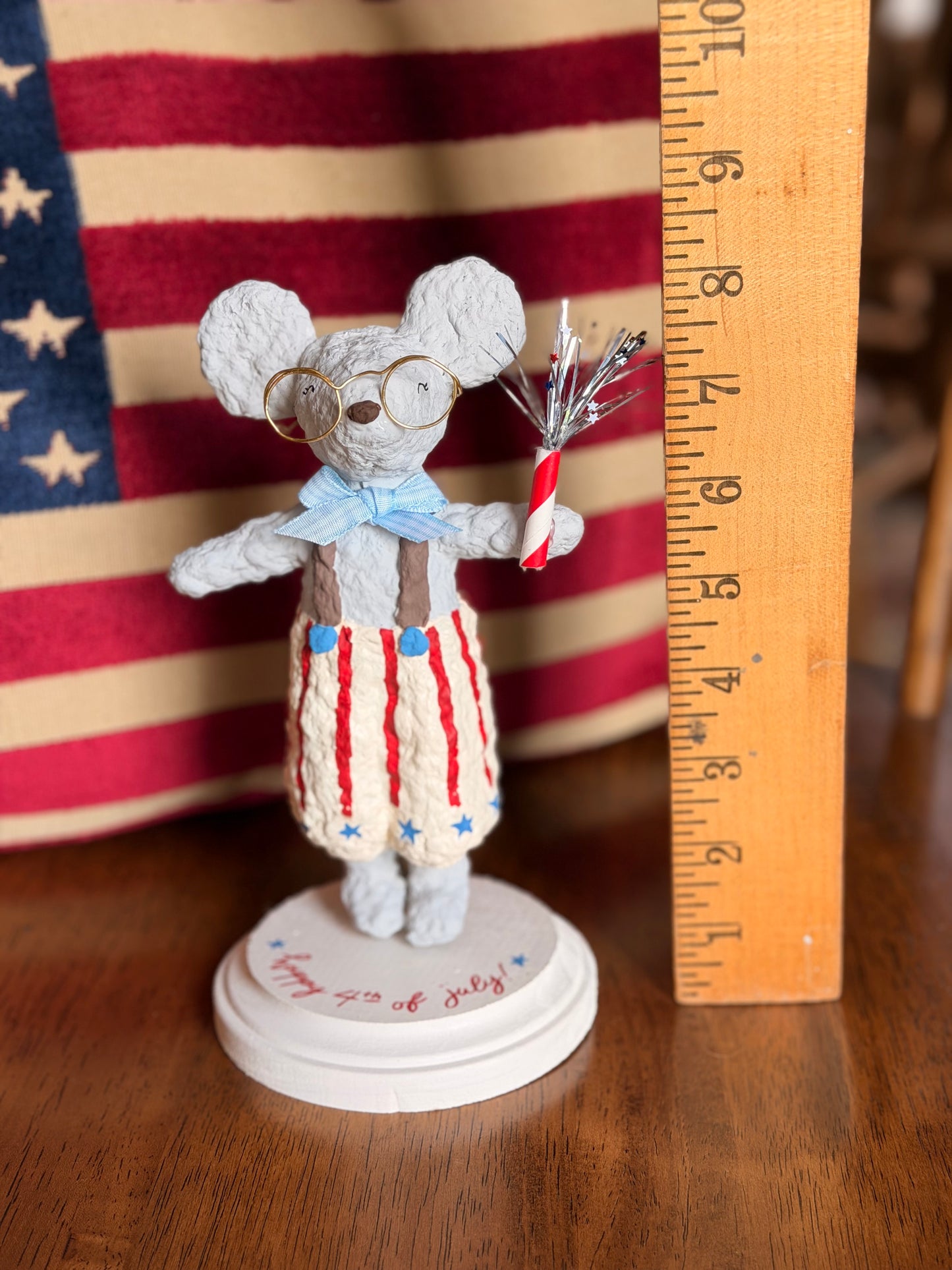 Theodore and his Sparkler paper mache figurine PREORDER