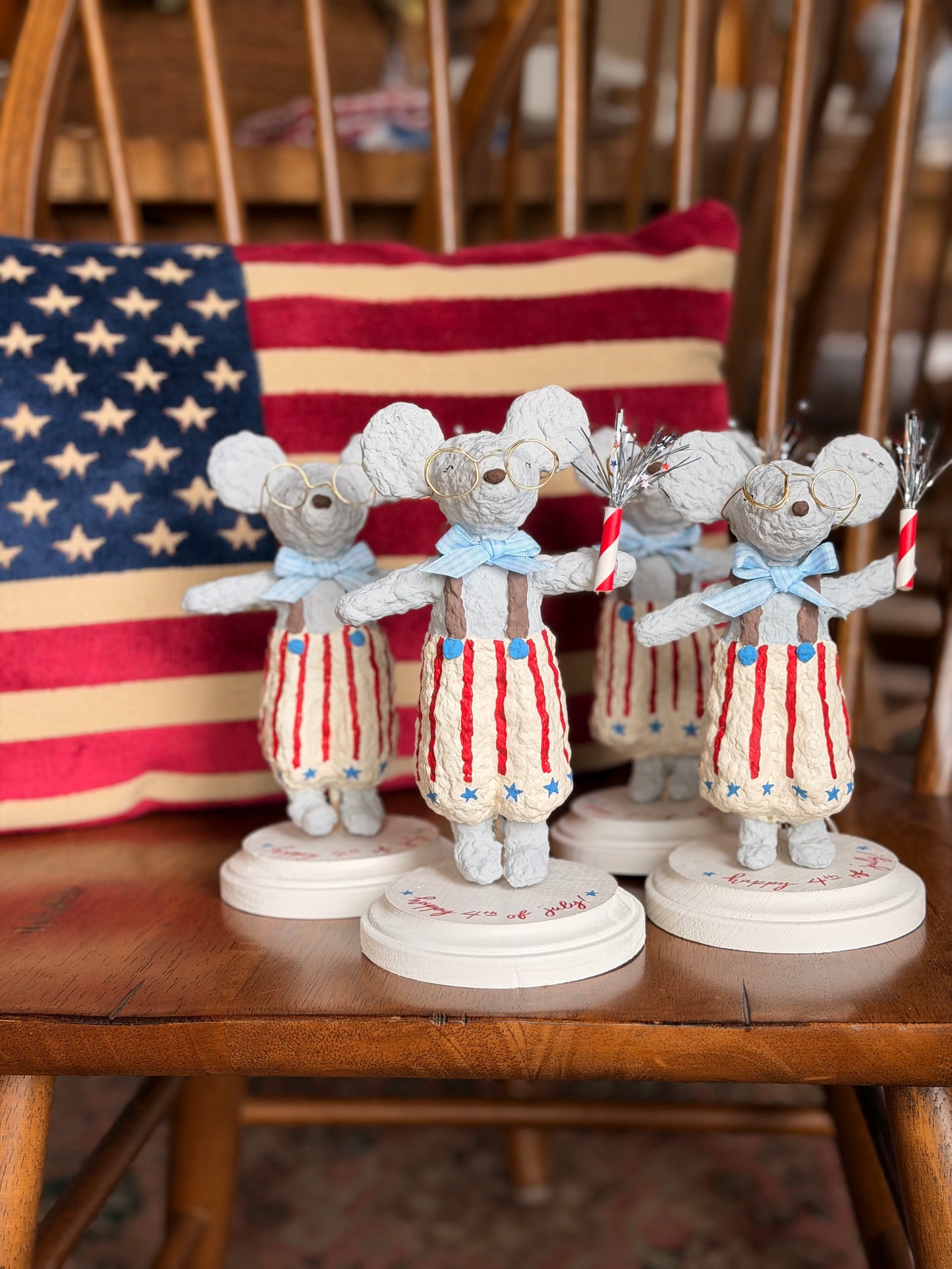 Theodore and his Sparkler paper mache figurine PREORDER