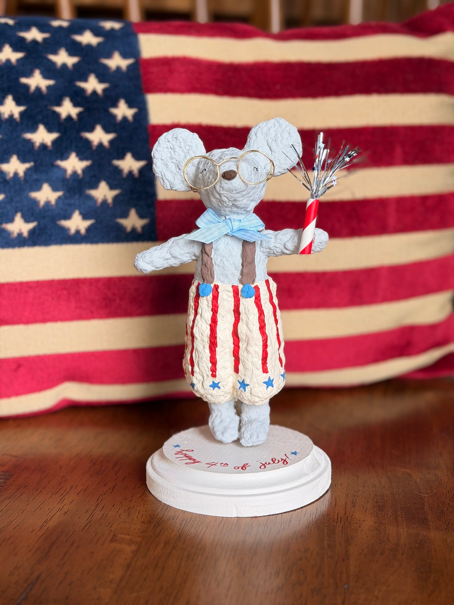 Theodore and his Sparkler paper mache figurine PREORDER