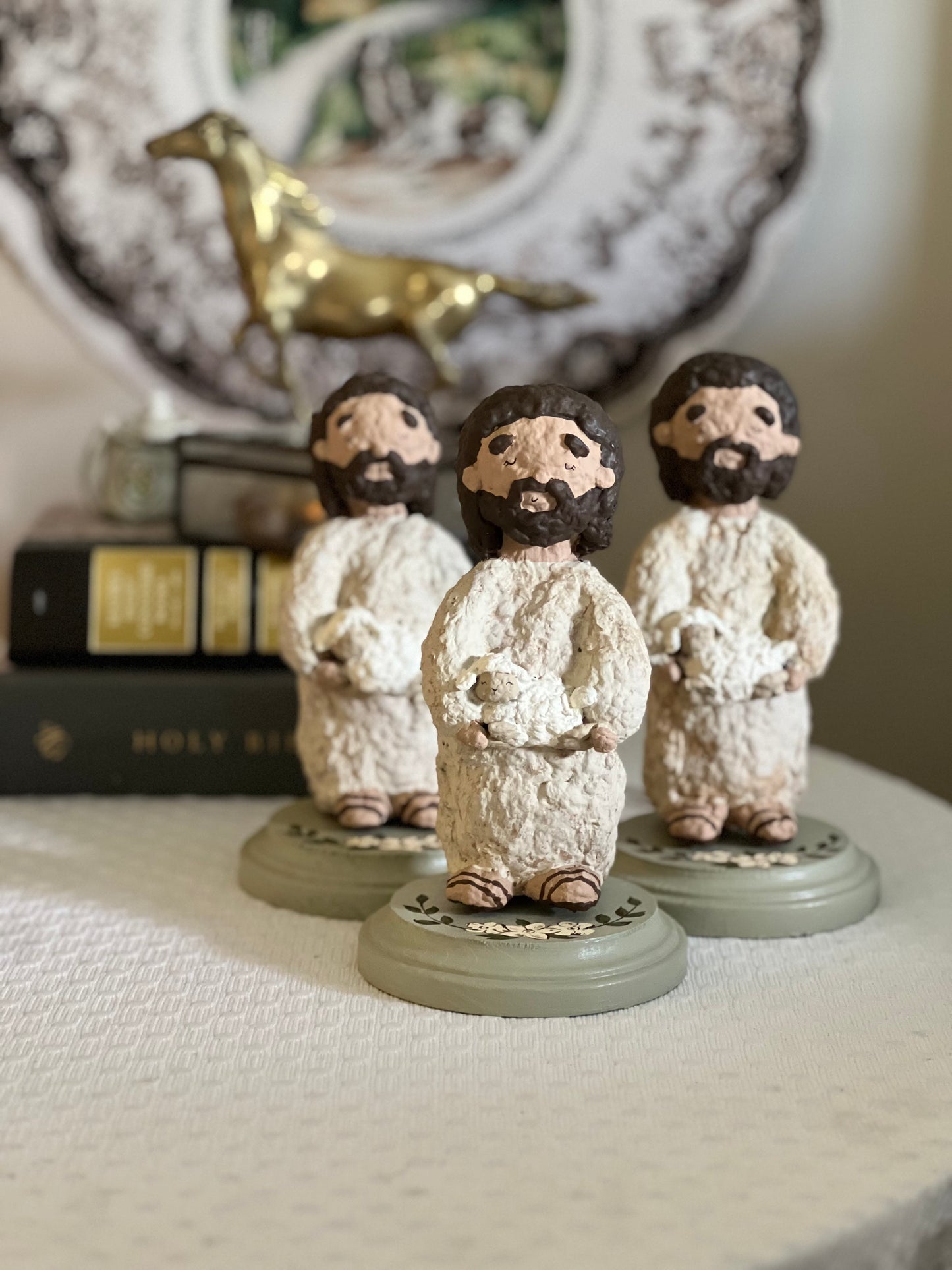 paper mache Jesus figurine PREORDER