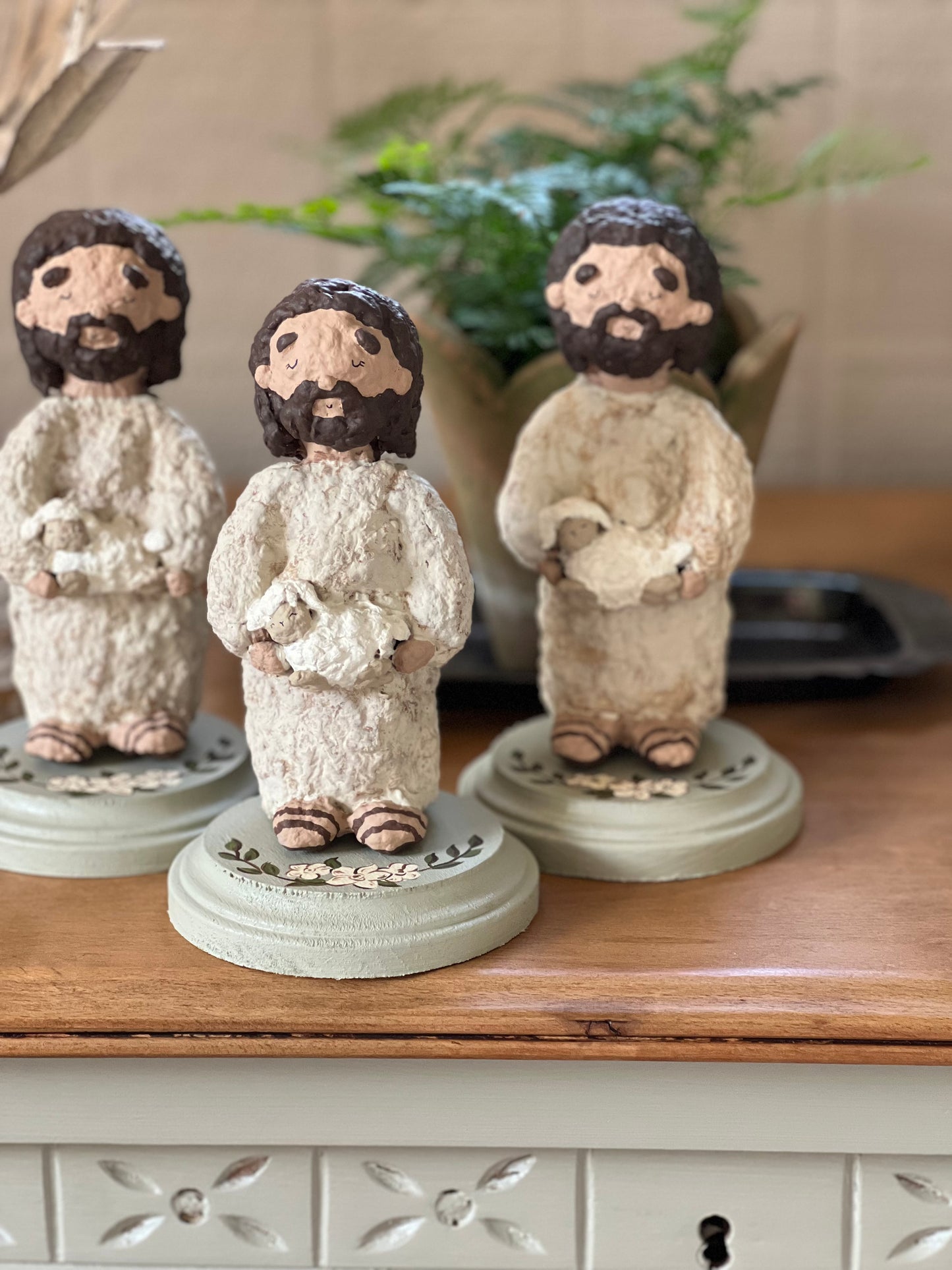paper mache Jesus figurine PREORDER