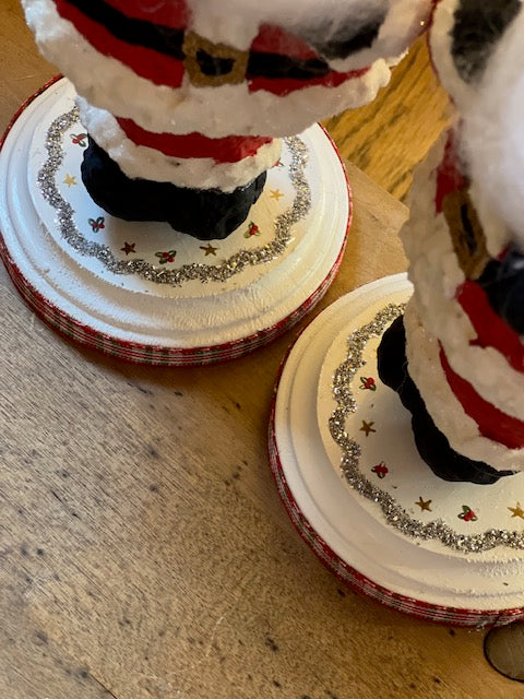 paper-mache santa figurine PREORDER