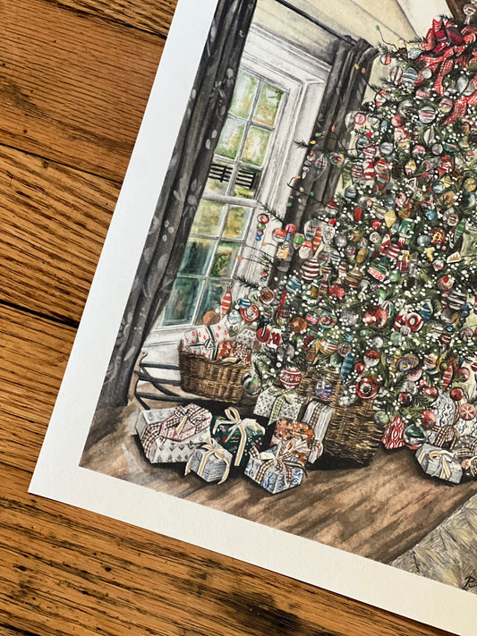 momma's dining room tree print