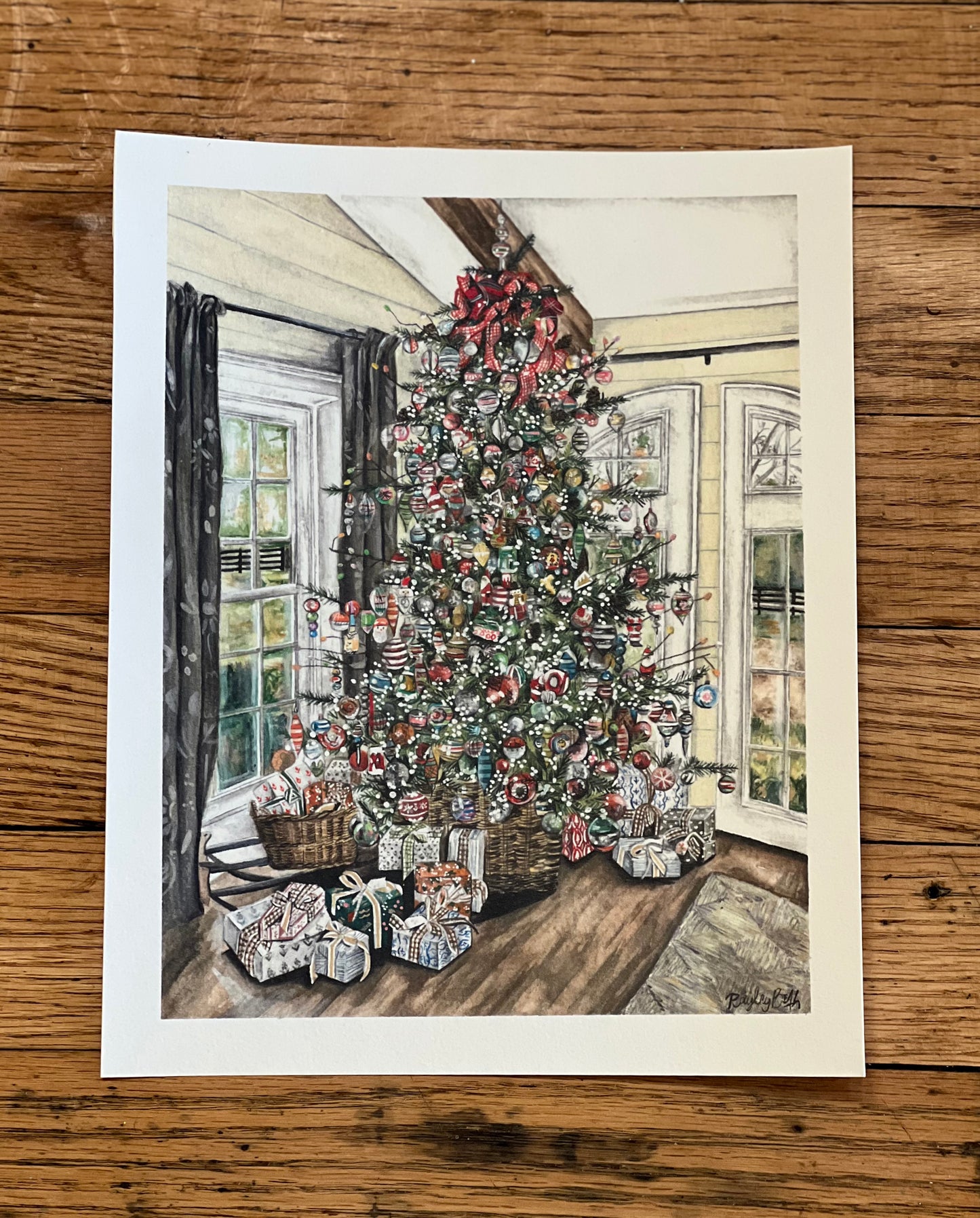 momma's dining room tree print