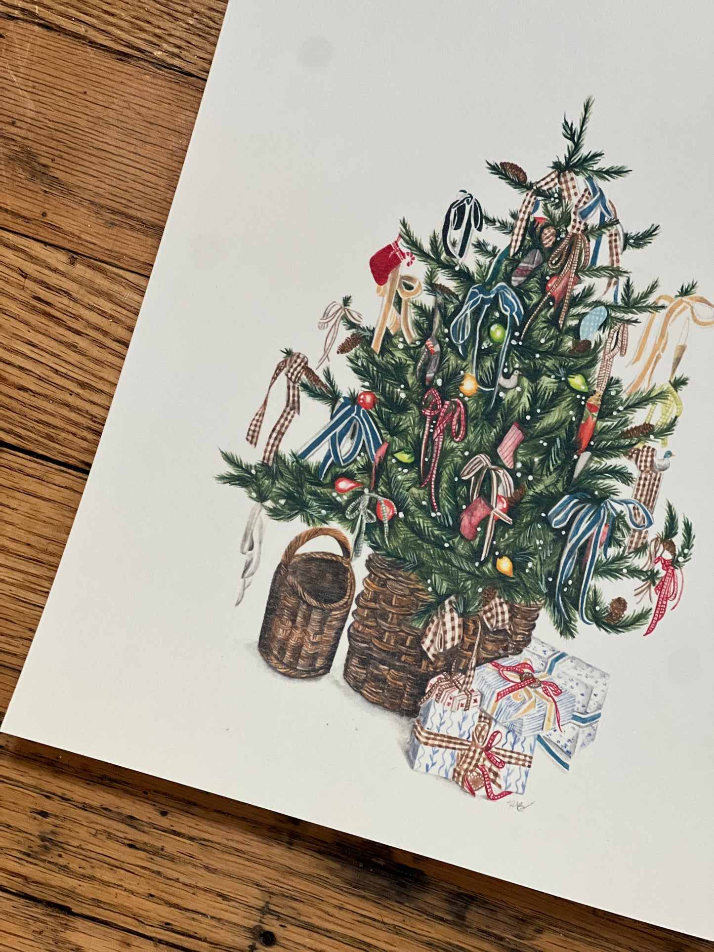 momma's mudroom tree print