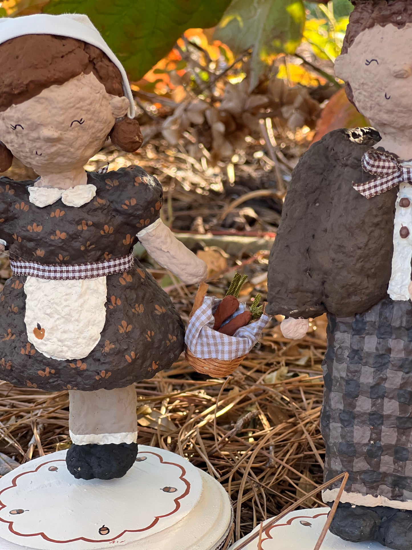 paper mache pilgrims set